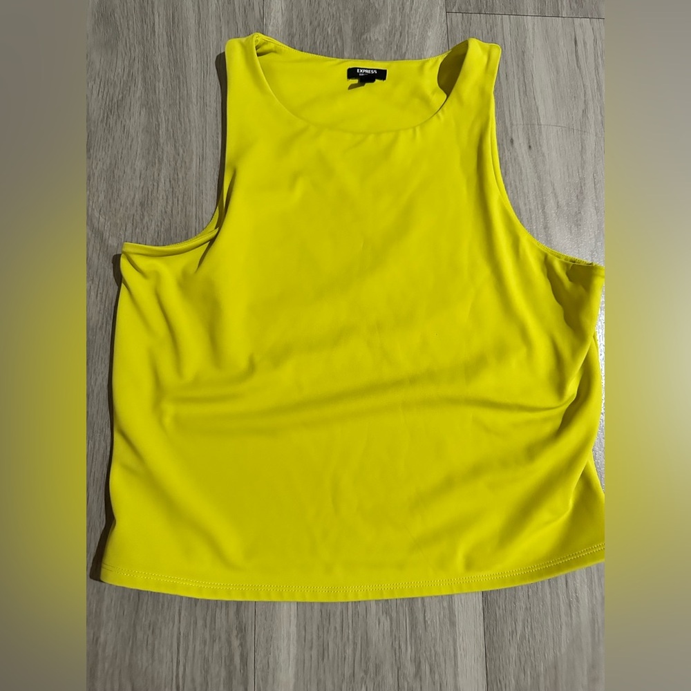 Express Vibrant Yellow Tank Top